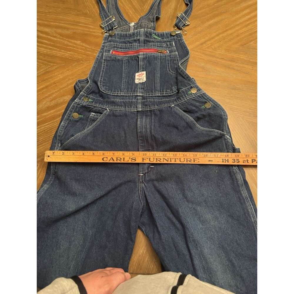 Vintage Pointer Brand Overalls Mens 30x30 Blue Denim Carpenter Workwear Utility